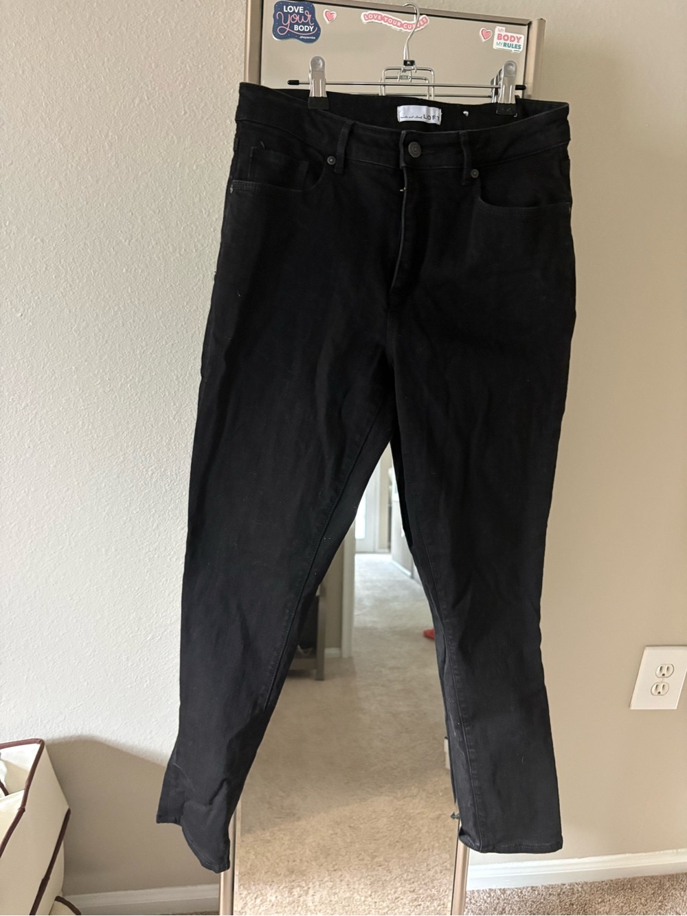 Loft Black Women's High-Rise Skinny Jeans
